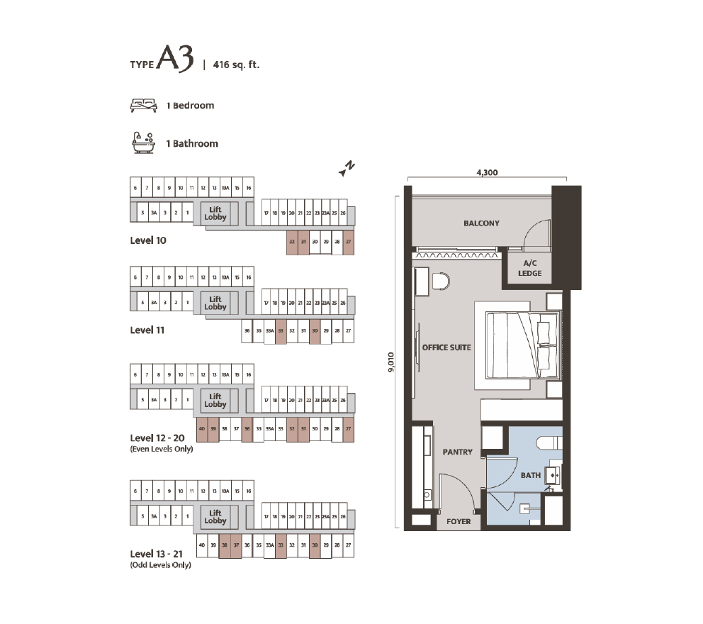 Dawn KLCC DAWN KLCC LAYOUT PLANS