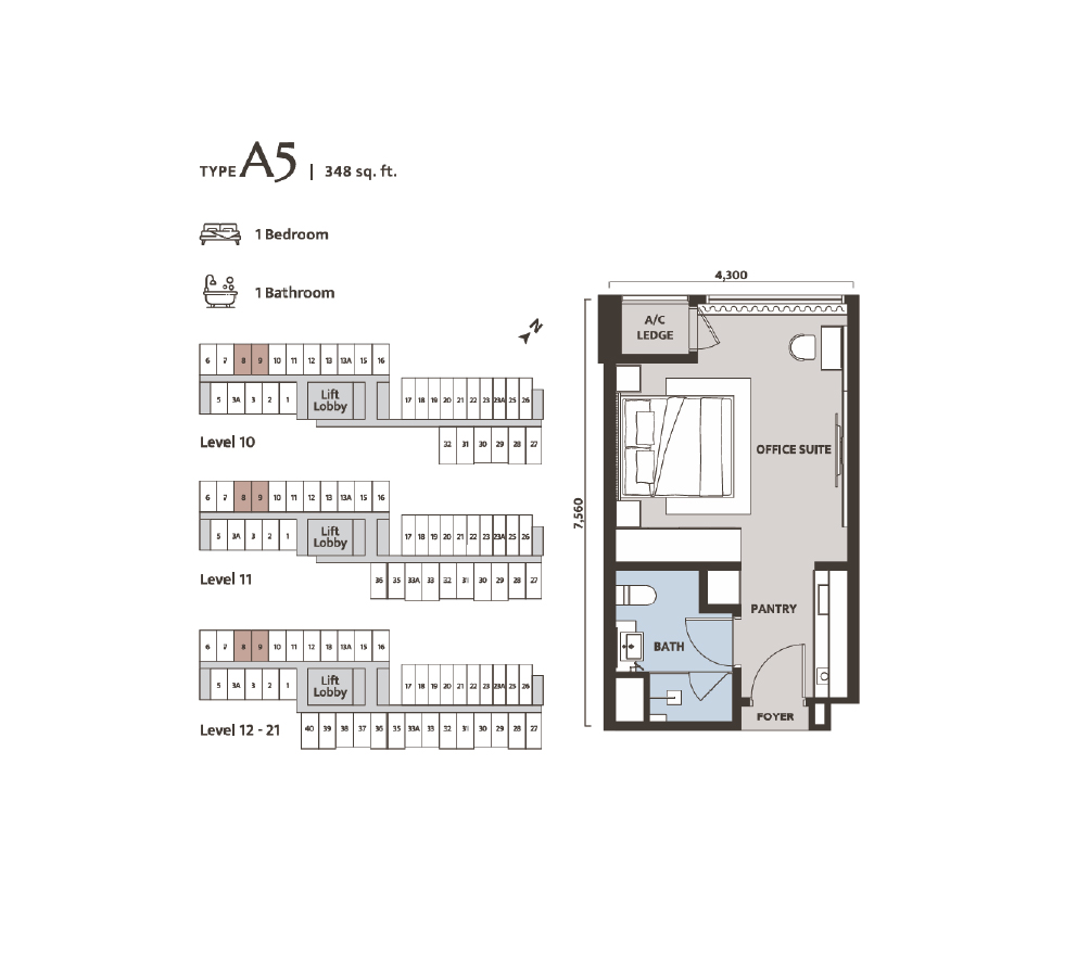Dawn KLCC DAWN KLCC LAYOUT PLANS