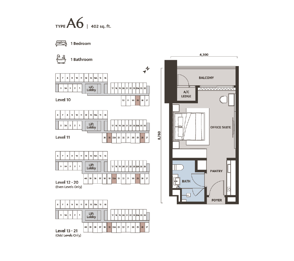 Dawn KLCC DAWN KLCC LAYOUT PLANS