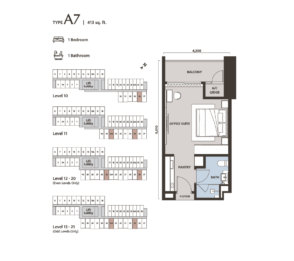 Dawn KLCC DAWN KLCC LAYOUT PLANS